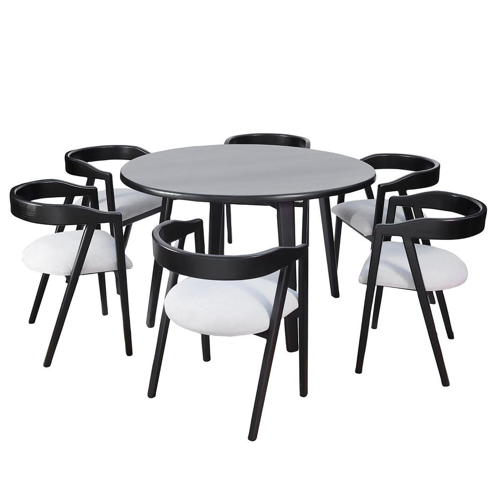 Comedor Ignacia Redondo 6 Sillas chocolate