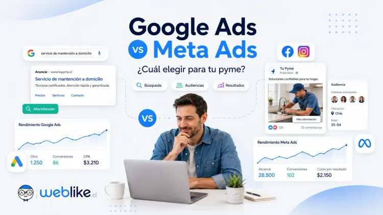 Google Ads o Meta Ads: diferencias y cuál elegir primero