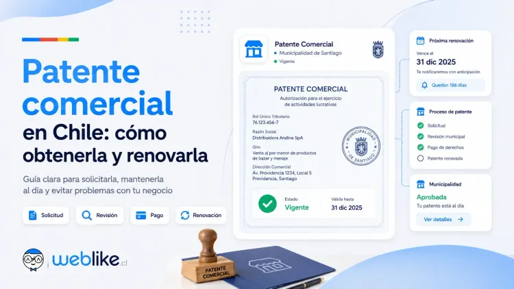 Patente comercial en Chile: cómo obtenerla y renovarla