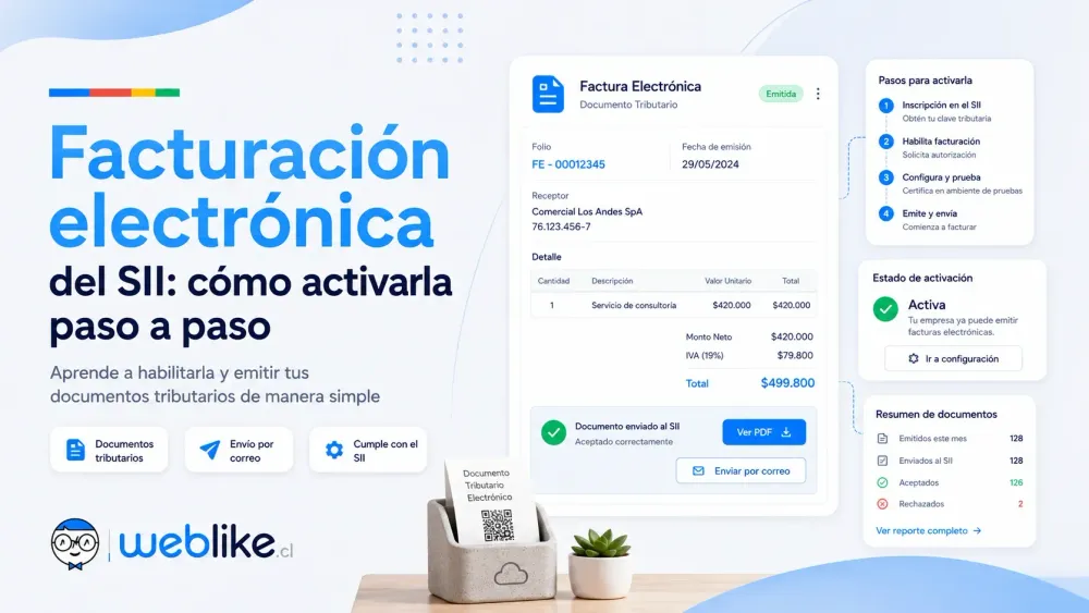 Facturación electrónica del SII: cómo activarla paso a paso