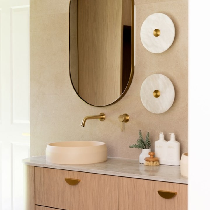 Soft Stone Porcelain Floor & Wall Tile installed