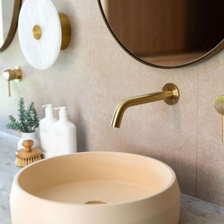 Soft Stone Porcelain Floor & Wall Tile installed