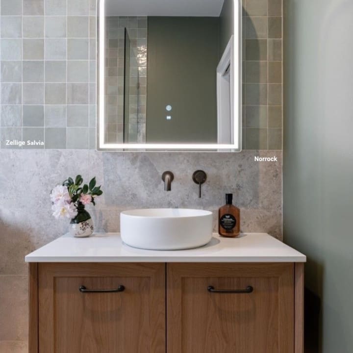 Zellige Italian Wall Tile installed
