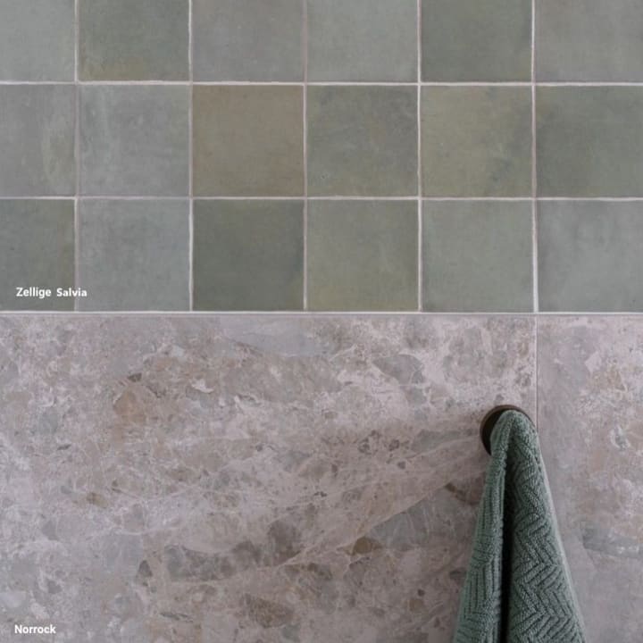 Zellige Italian Wall Tile installed