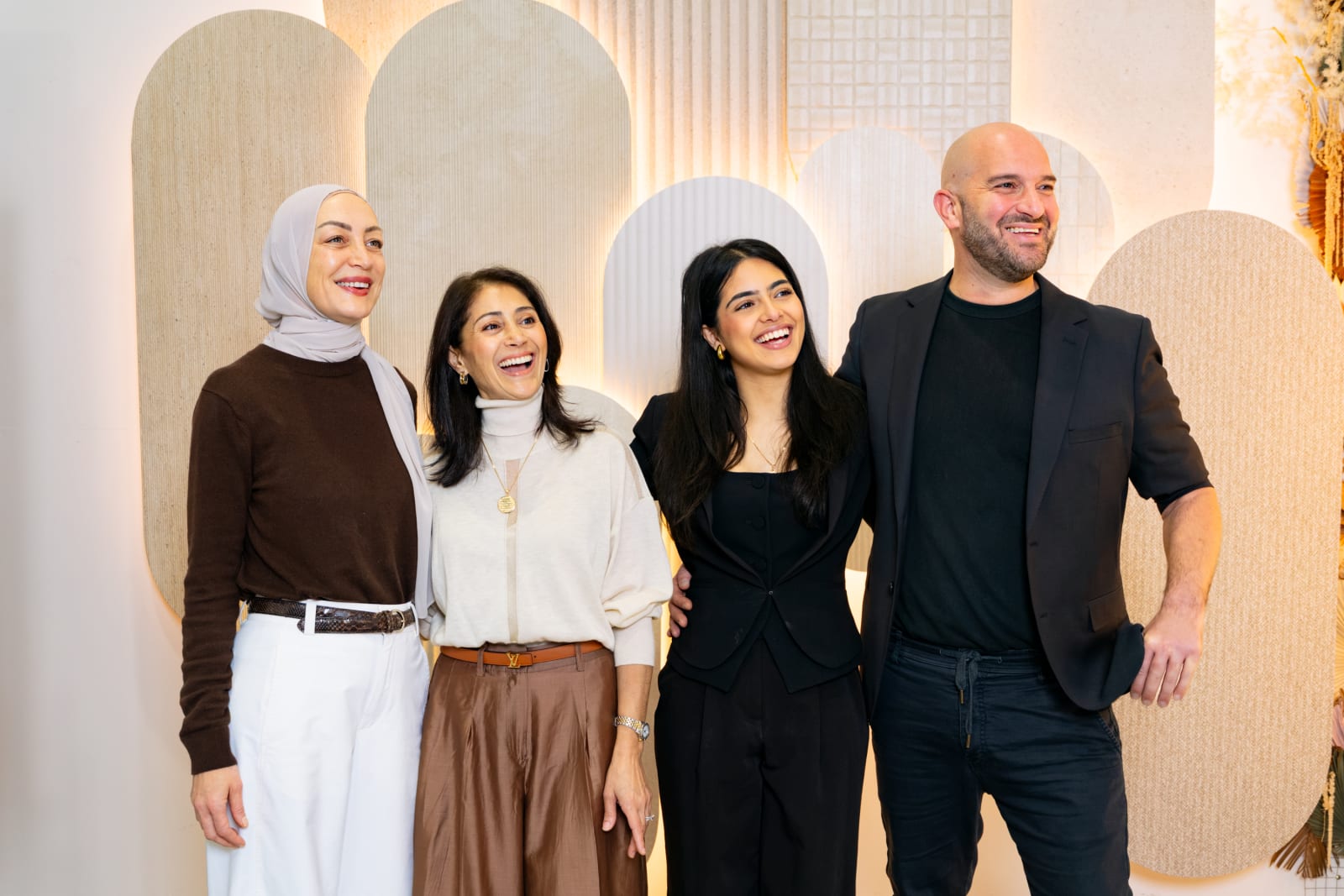 The Design Tiles design team at the Rockdale showroom, the experienced Sydney team behind every free in-store brick-look consultation.