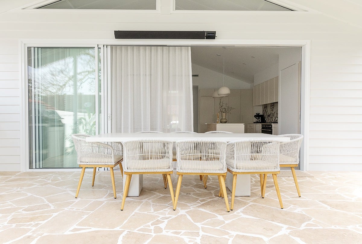 Paloma House – Inviting Outdoor Spaces: Classic Ivory Crazy Pave