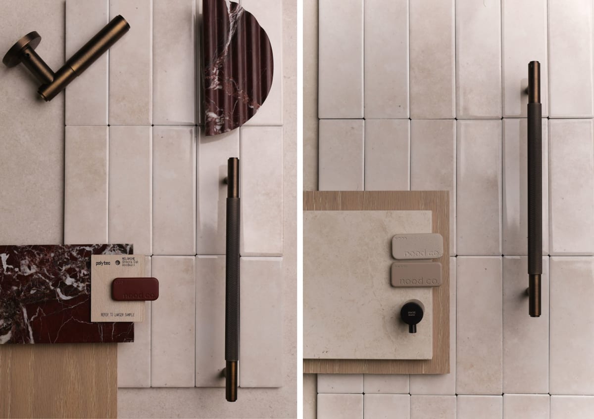 Your Guide to Subway Tile Patterns & Layouts –  Featuring Our New Linen Gloss 50×150 mm – 6. Crosshatch (Basket Weave) (2)