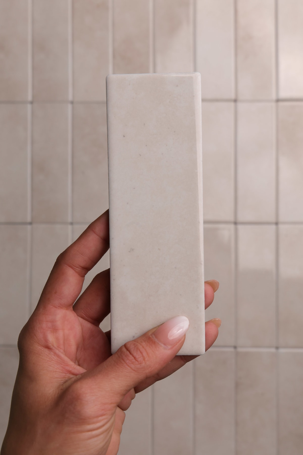 Your Guide to Subway Tile Patterns & Layouts –  Featuring Our New Linen Gloss 50×150 mm – 6. Crosshatch (Basket Weave)