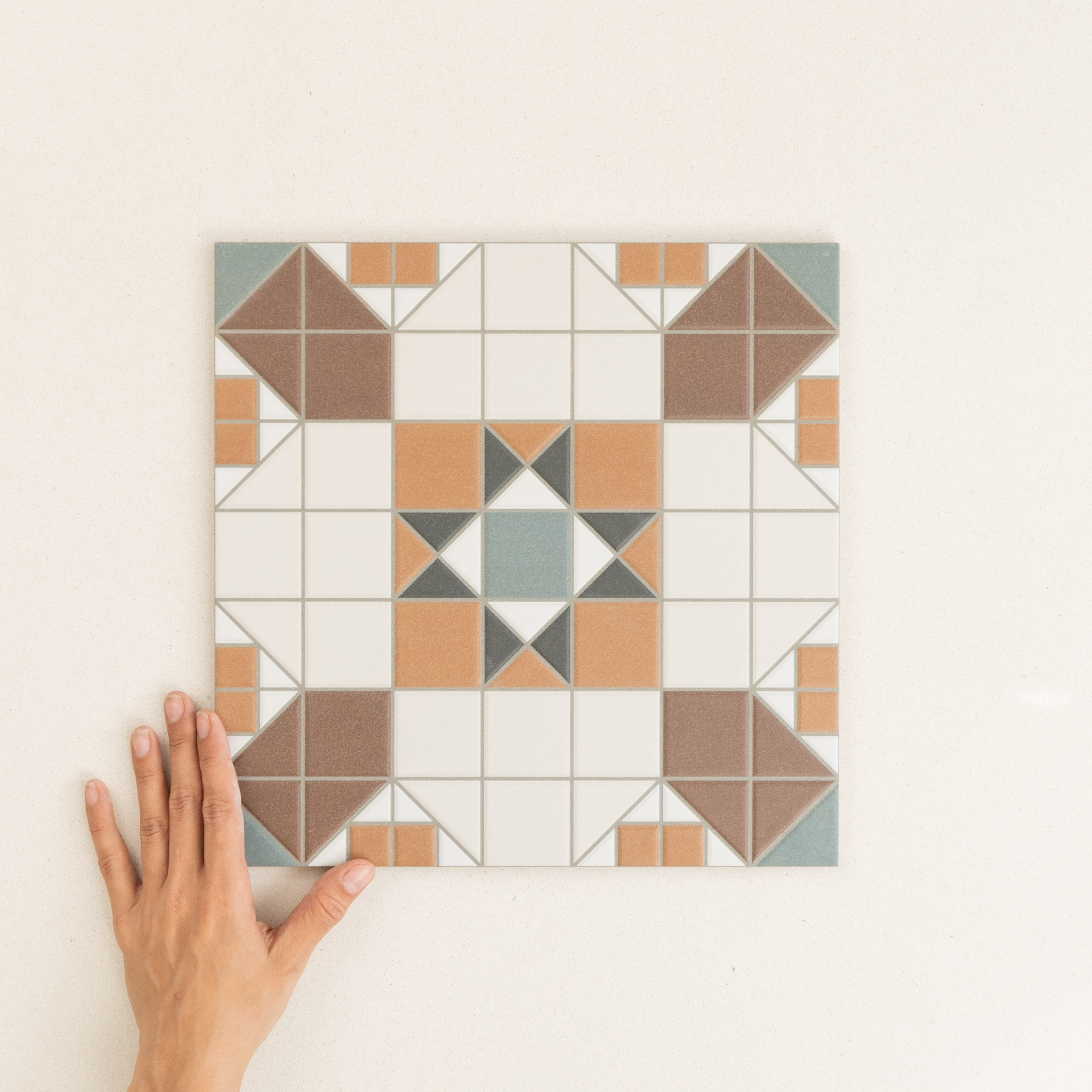 Spanish Federation Series tessellated porcelain tile colourway.