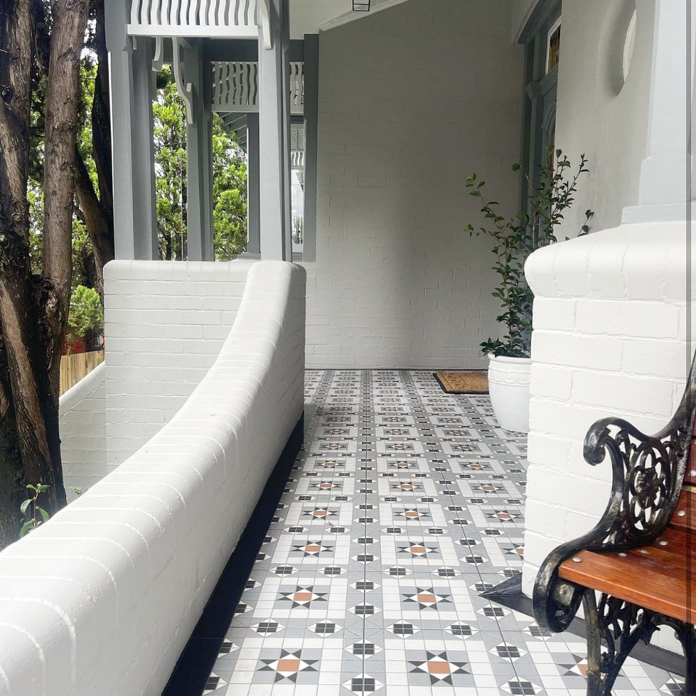 Spanish Federation Series patterned porcelain tile.