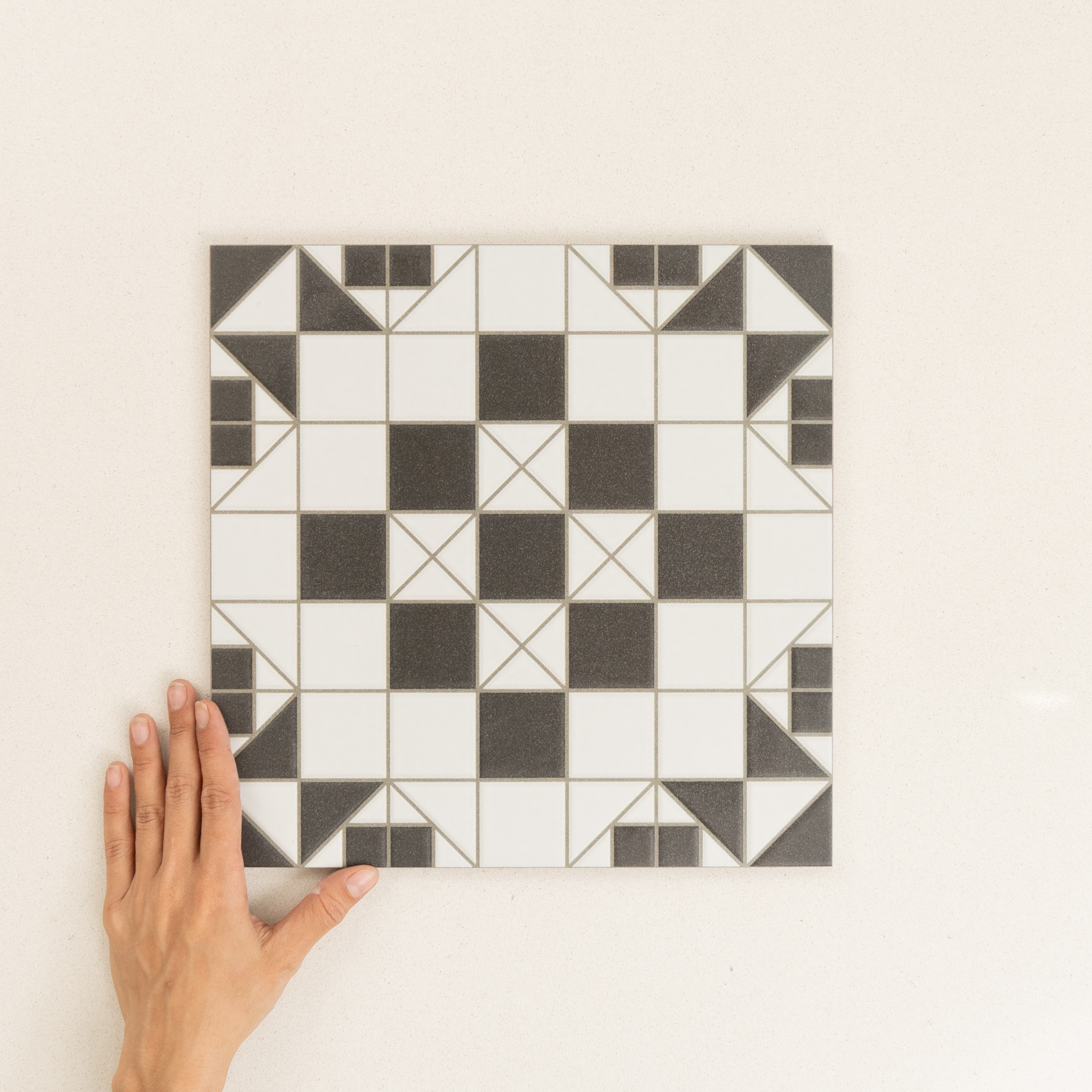 Spanish Federation Series tessellated patterned porcelain tile colourway.