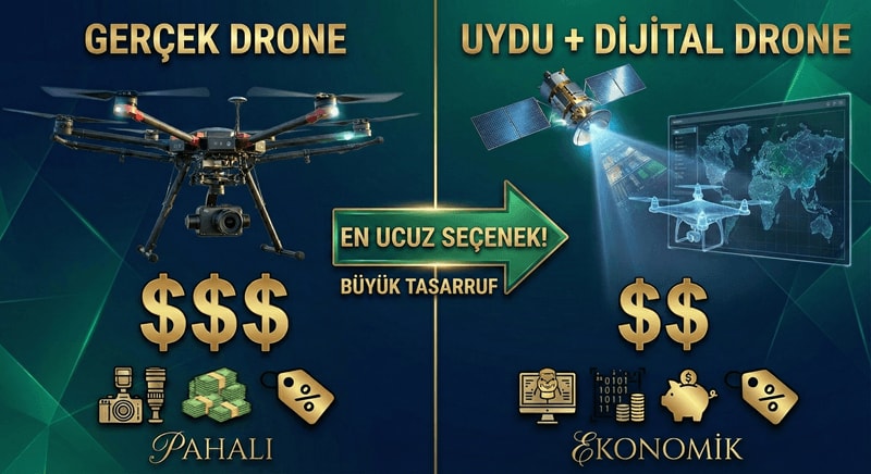 Emlakçılar İçin Bütçe Dostu - ArsaDrone Özelliği