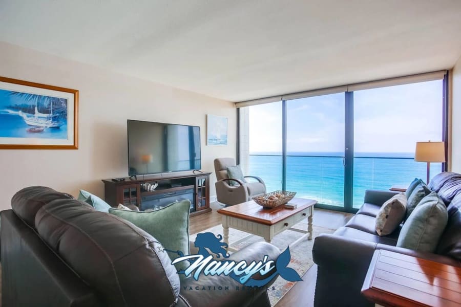 Panoramic 9th fl. Oceanfront view, parking, pool 2