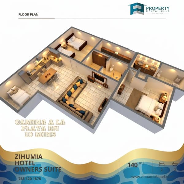 Owners Suite at Zihua Mia Hotel Boutique 5