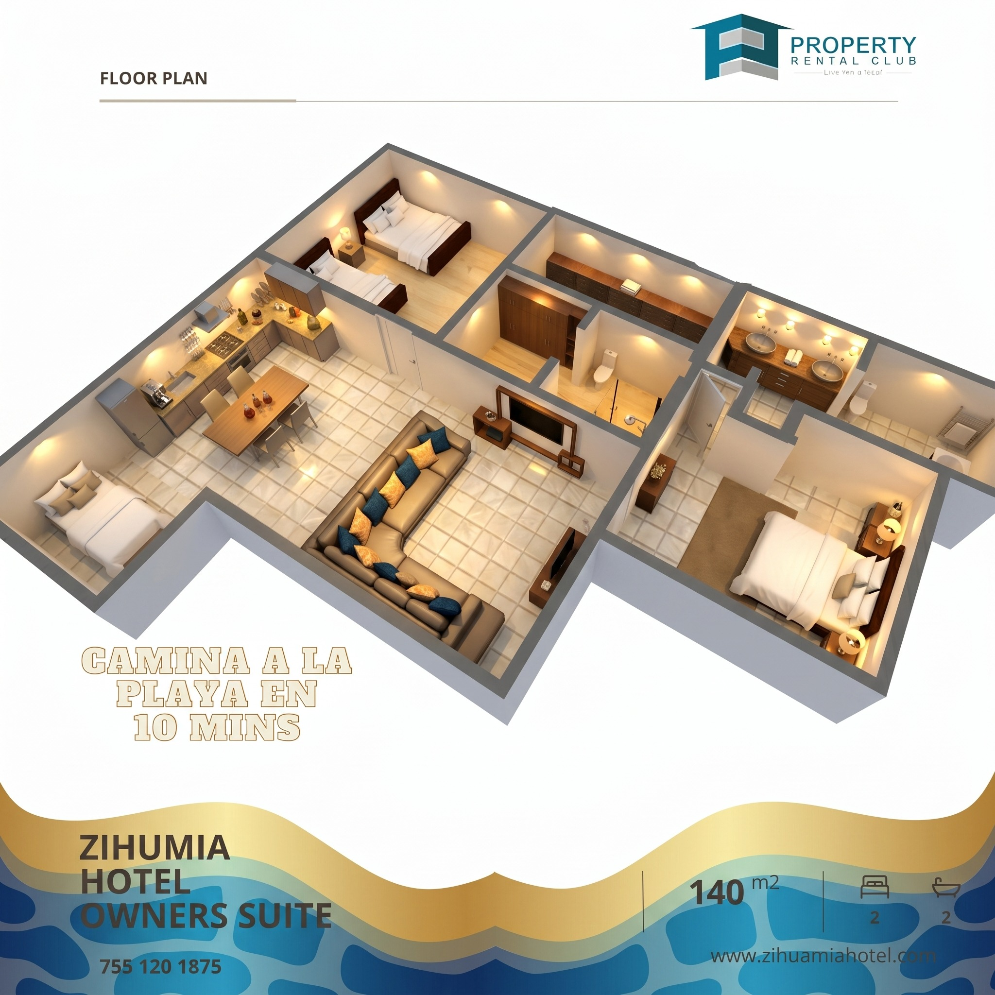 Pool Level Owner Suite gallery thumbnail 5
