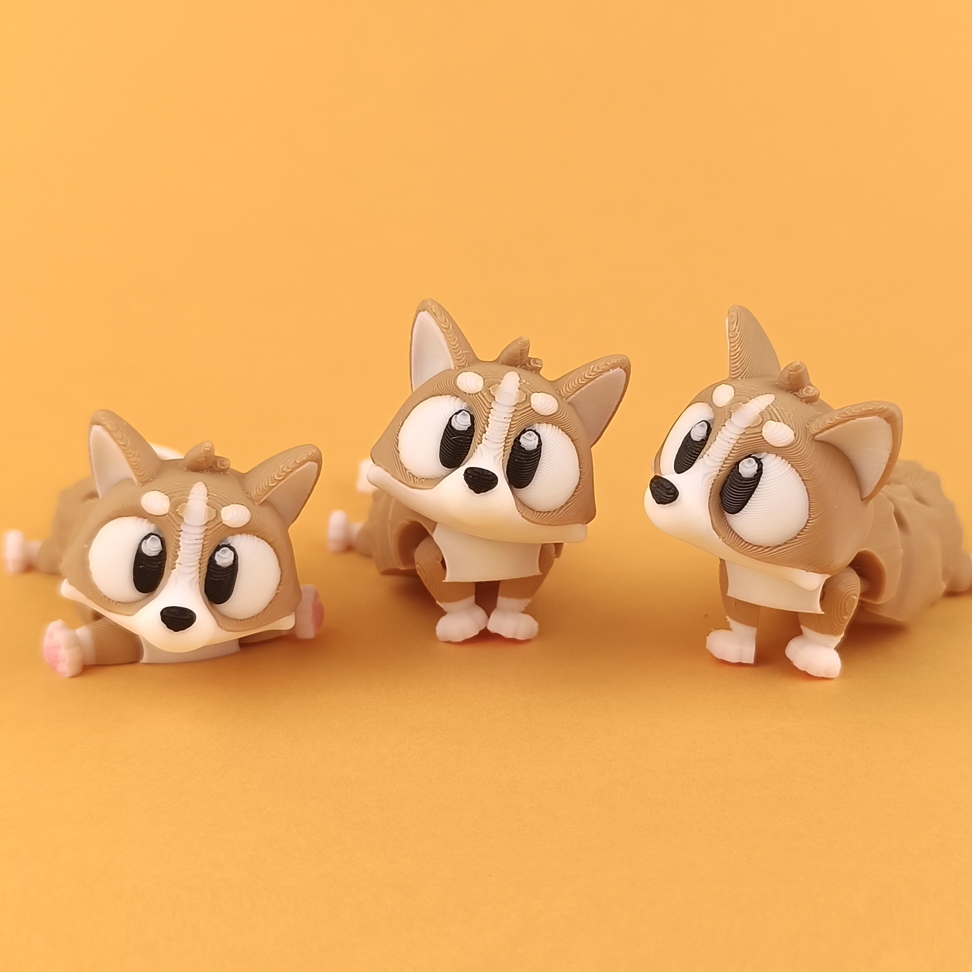 🌟 Flexi Corgi Keychain: Your Perfect Companion! 🐶🔑