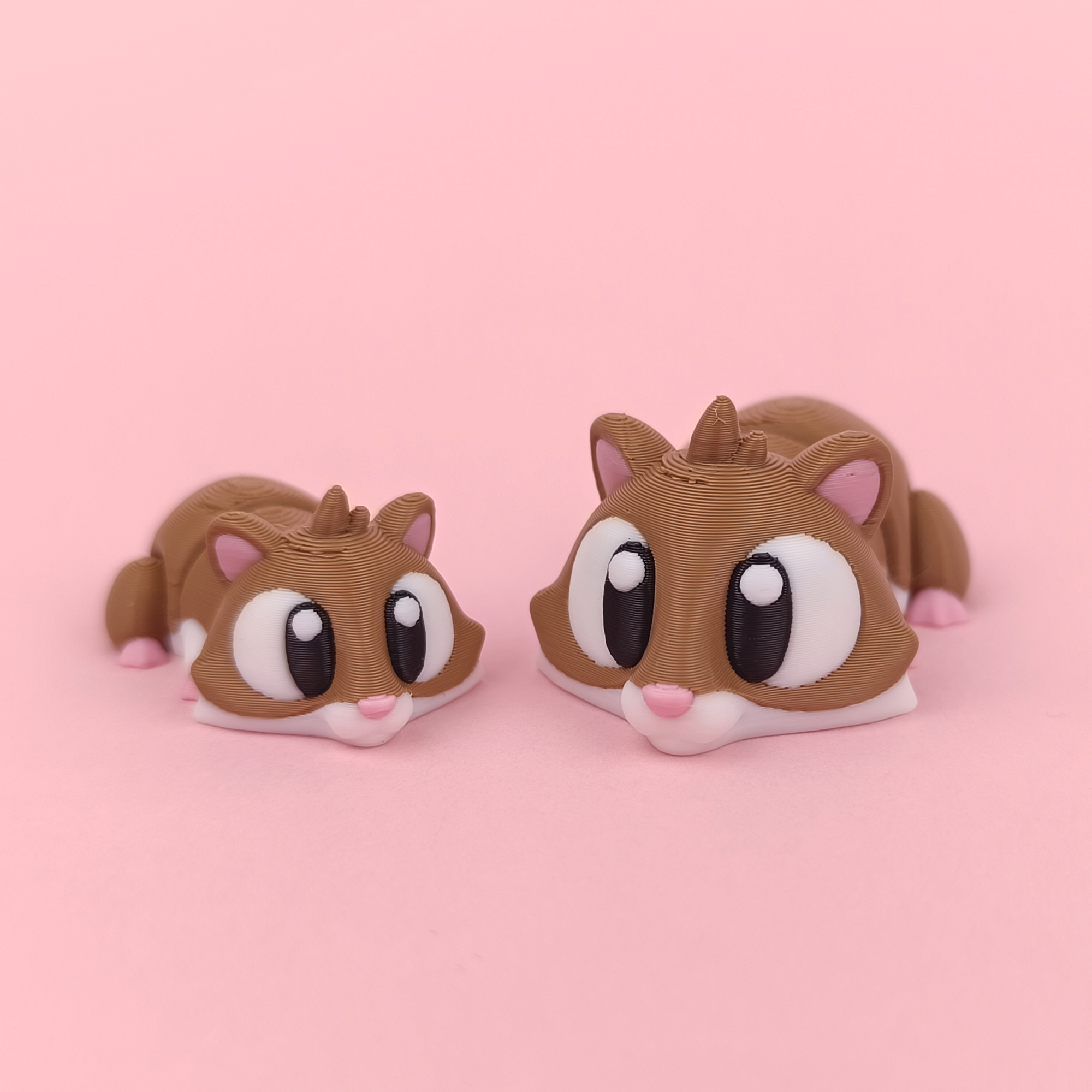 Porte-clés MinoZoo Flexi Hamster 3D imprimé en PLA