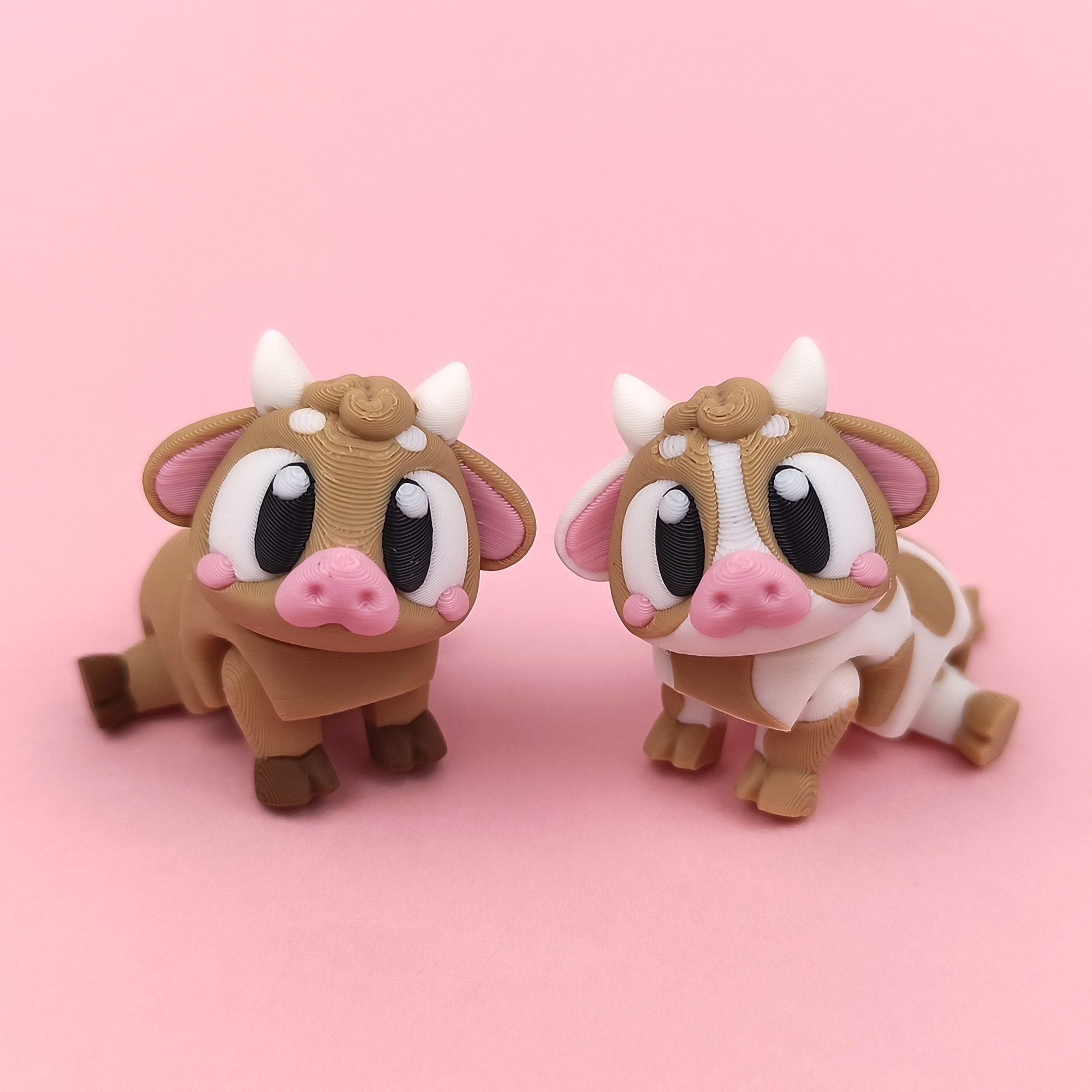 Animal en 3D imprimé en PLA - Vache MinoZoo