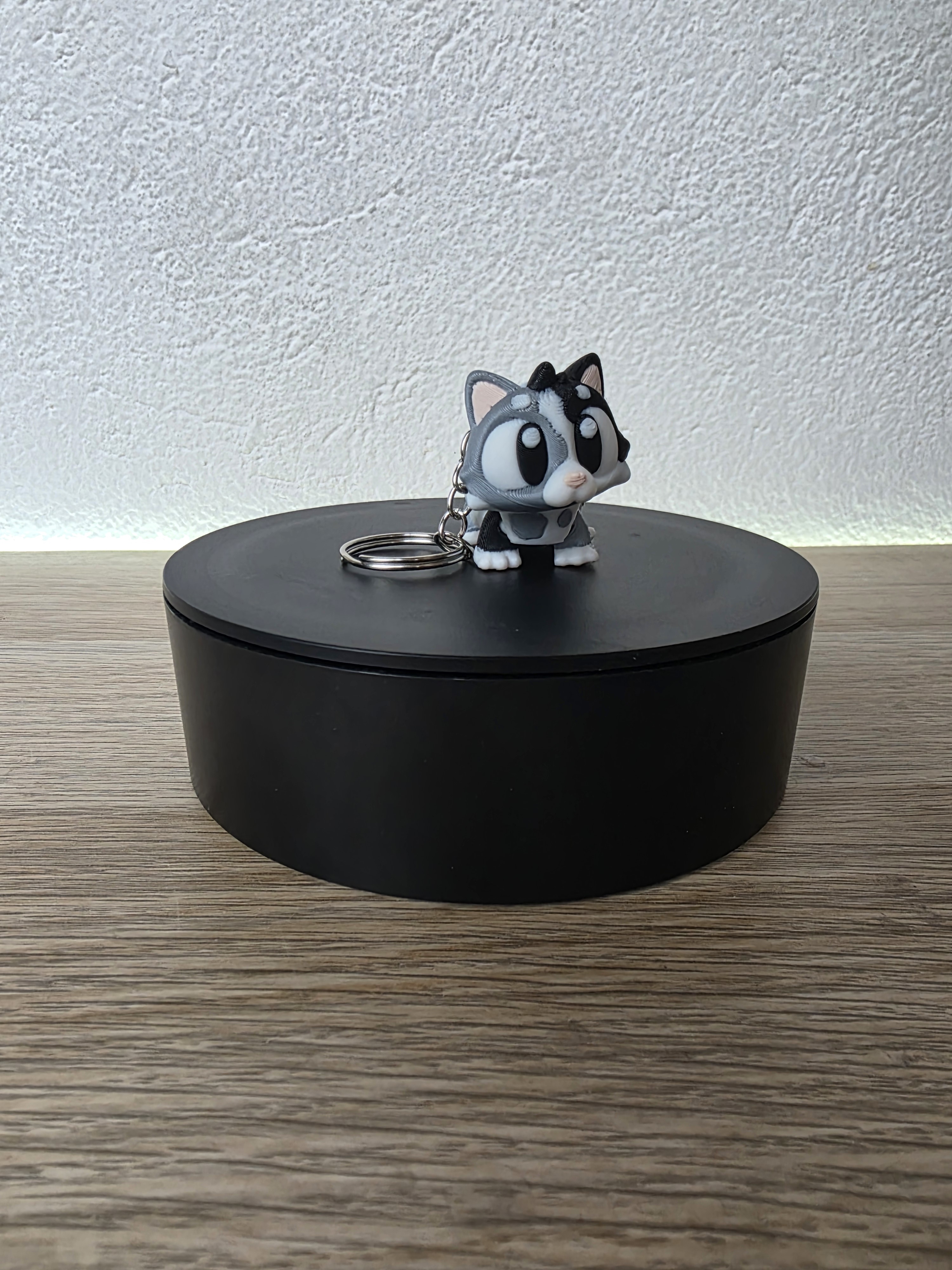 Porte-clés Flexi Cat Malhado en PLA léger et durable