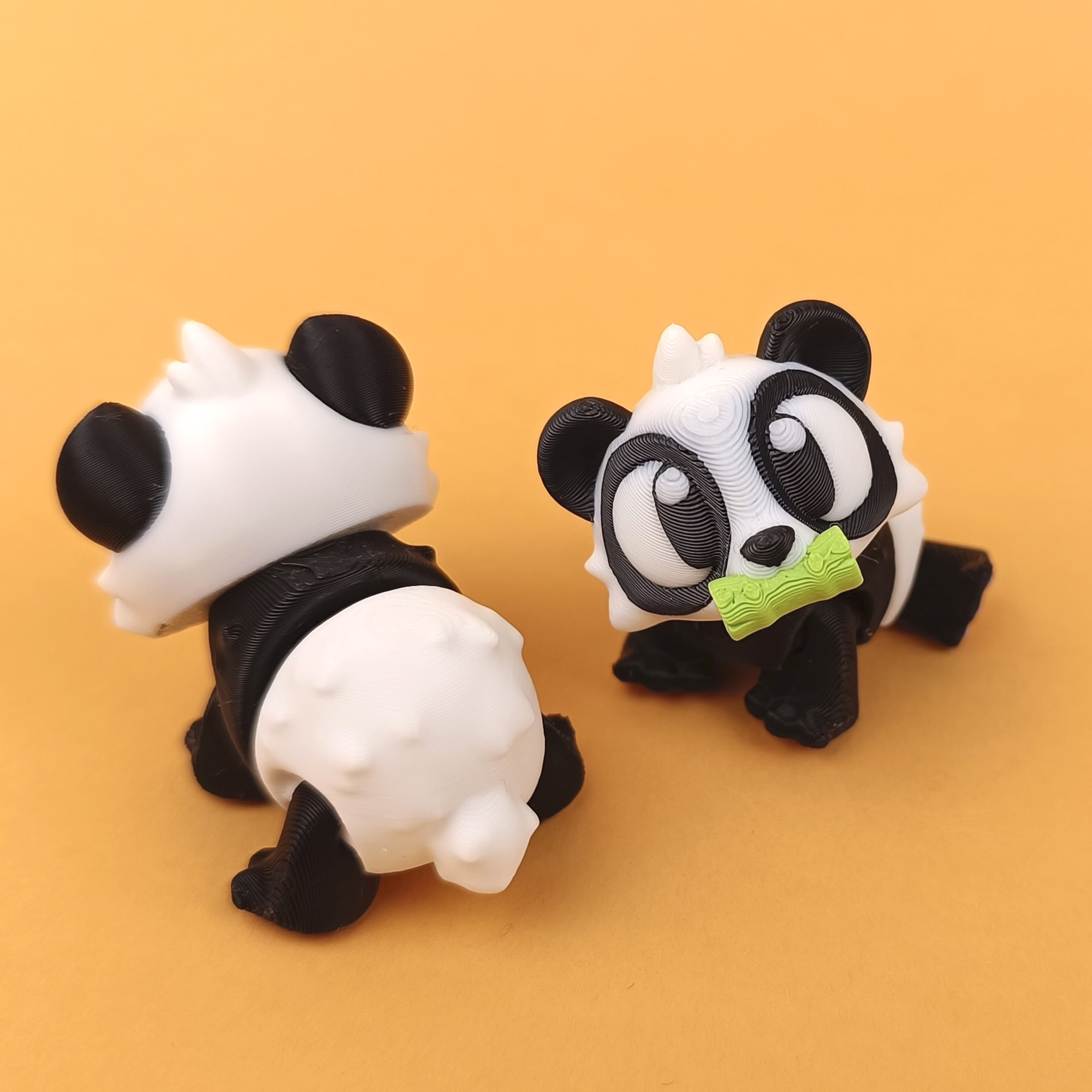 Porte-clés Panda avec Bambu en PLA - MinoZoo