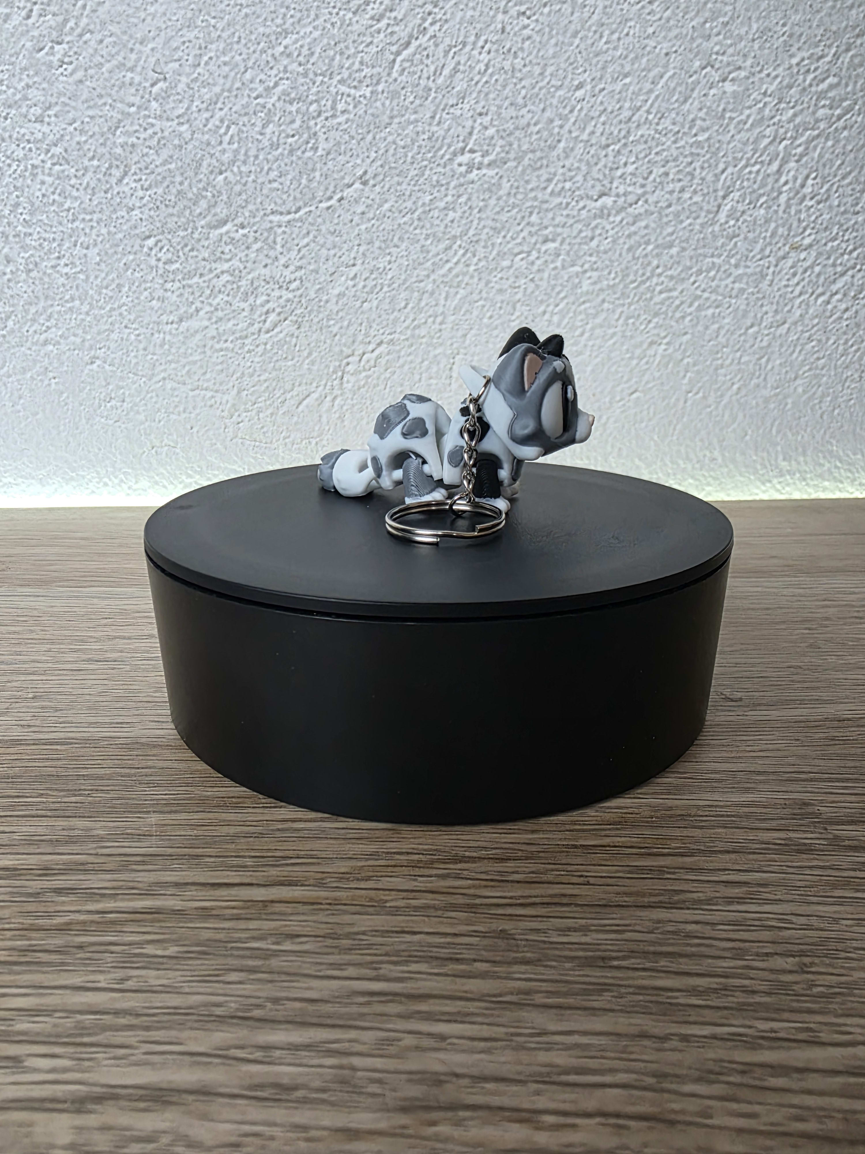 Porte-clés Flexi Cat Malhado en PLA léger et durable — 2