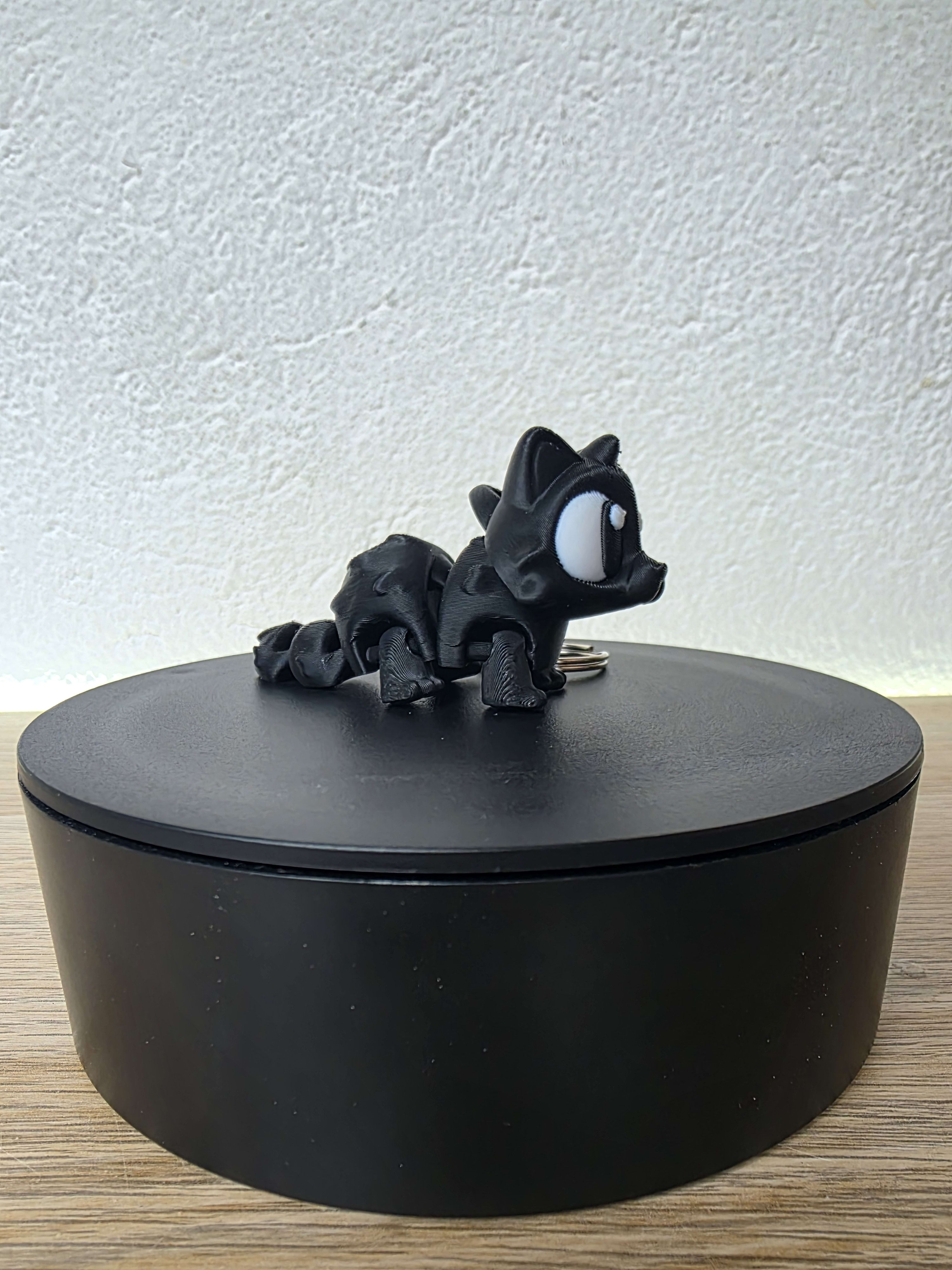 Porte-clés Flexi Black Cat en PLA - MinoZoo — 2