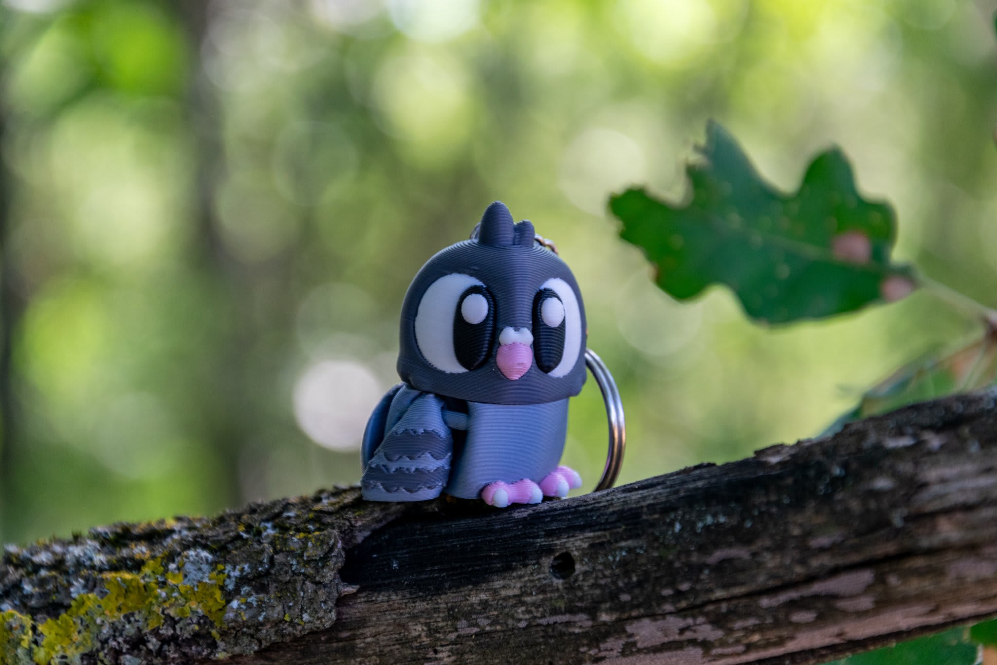 Porte-clés Pigeon en PLA pour un style unique et durable — 4