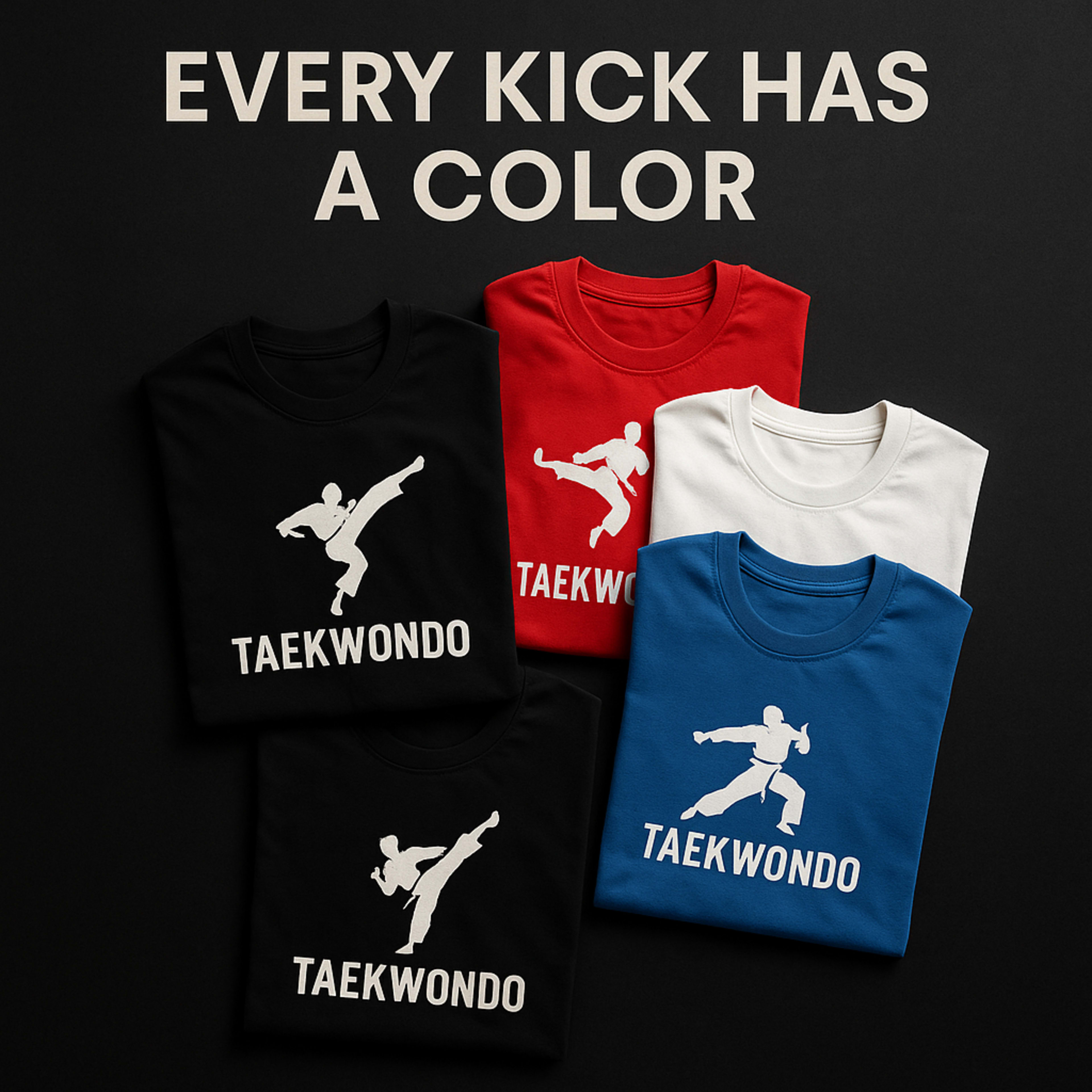 Every Kick Has a Color – Discover Taekwondo Shirts That Match Your Spirit
