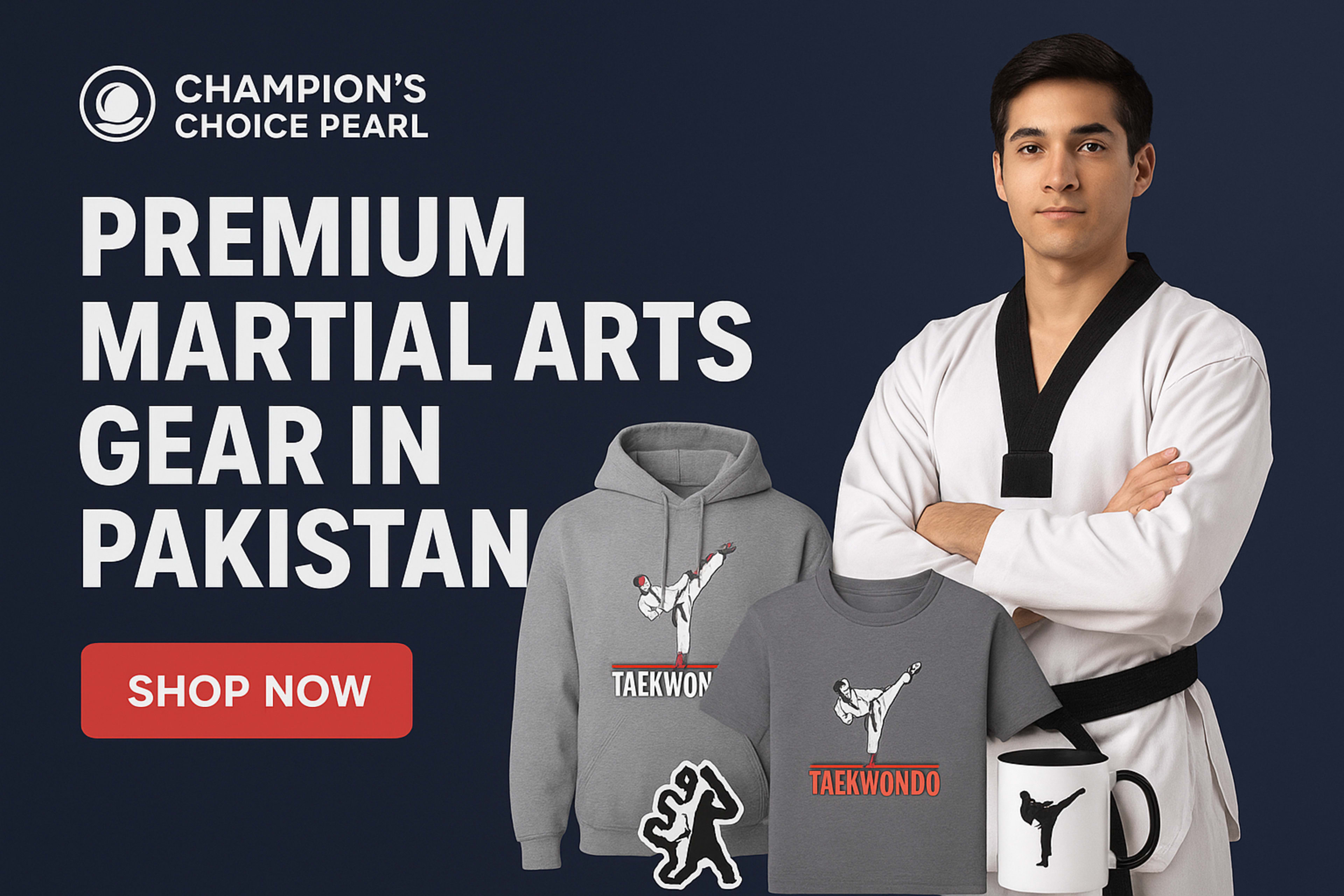 Champion’s Choice Pearl – Martial Arts Gear Pakistan | Taekwondo Uniforms & Accessories