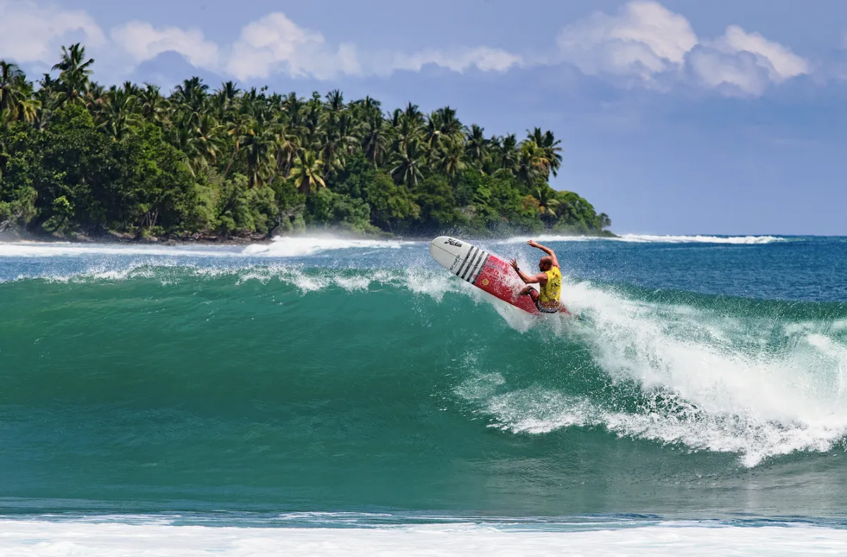 Surfing in Papua New Guinea