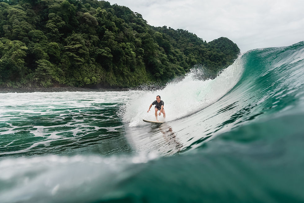 Surfing in Colombia