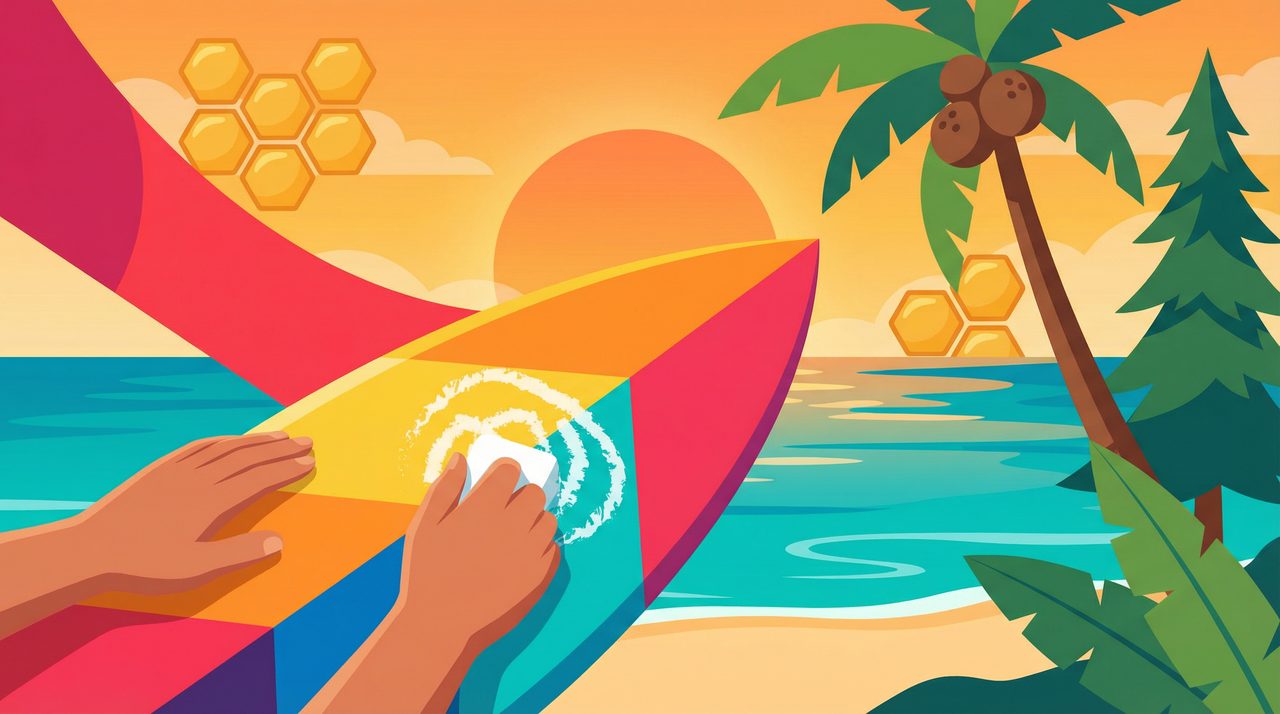 How to make homemade surfboard wax