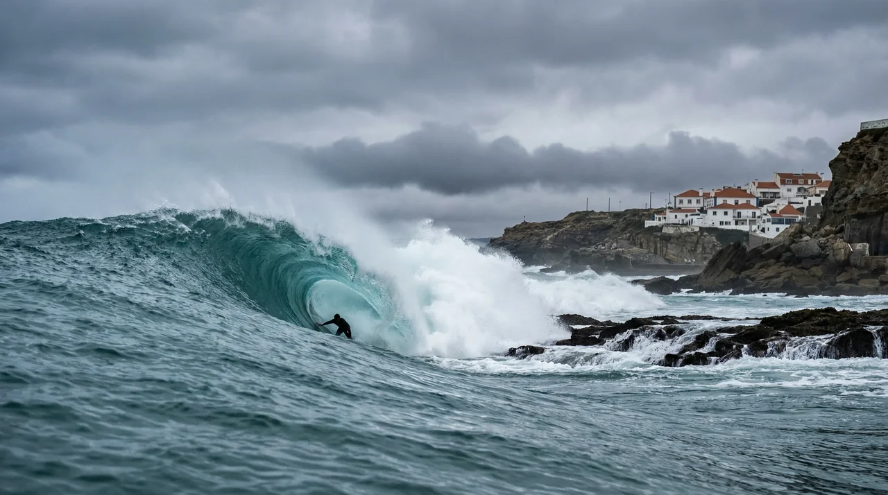 Surfing in Portugal