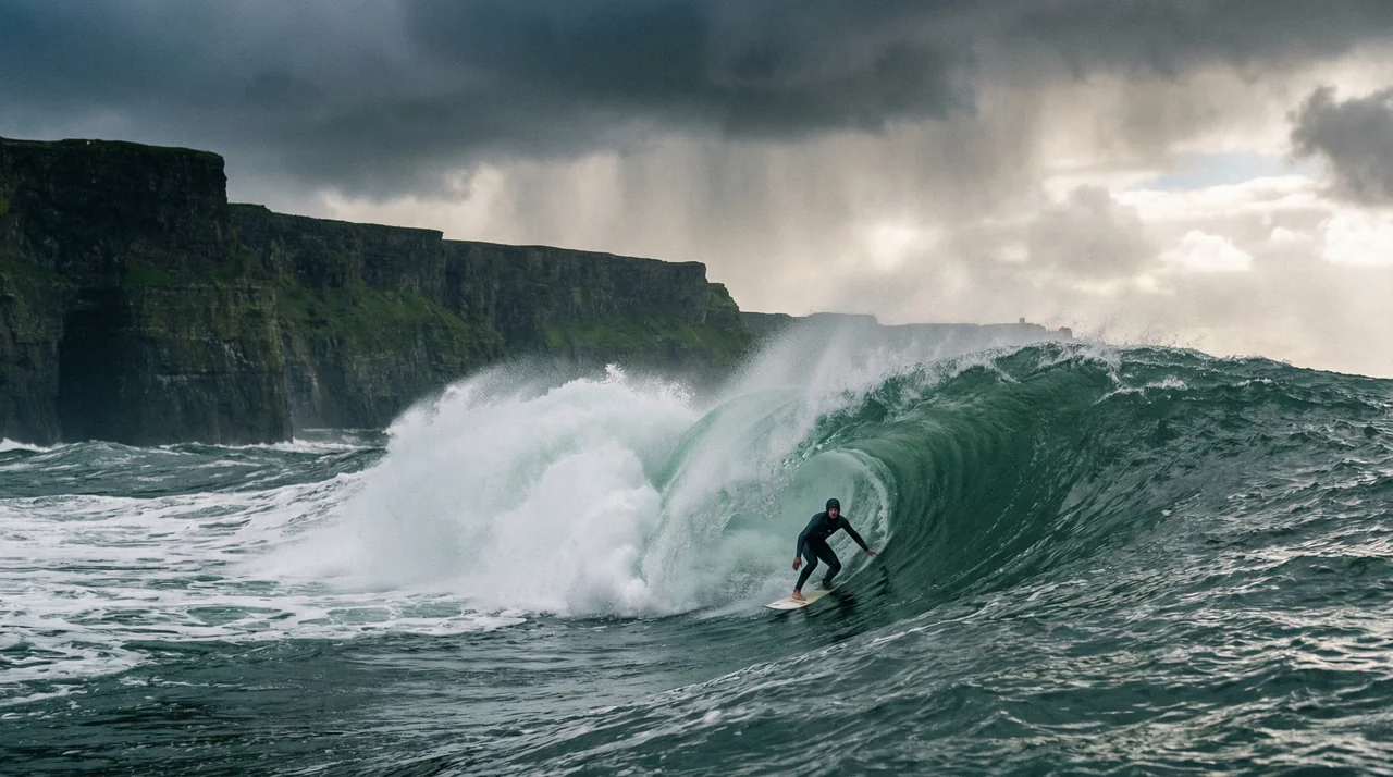 Surfing in Ireland