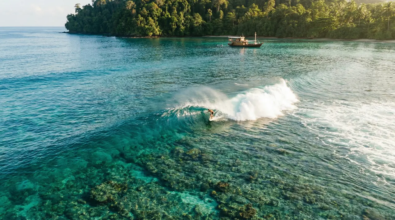 Surfing in the Mentawai Islands