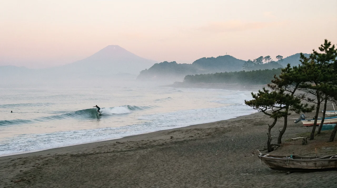 Surfing in Japan