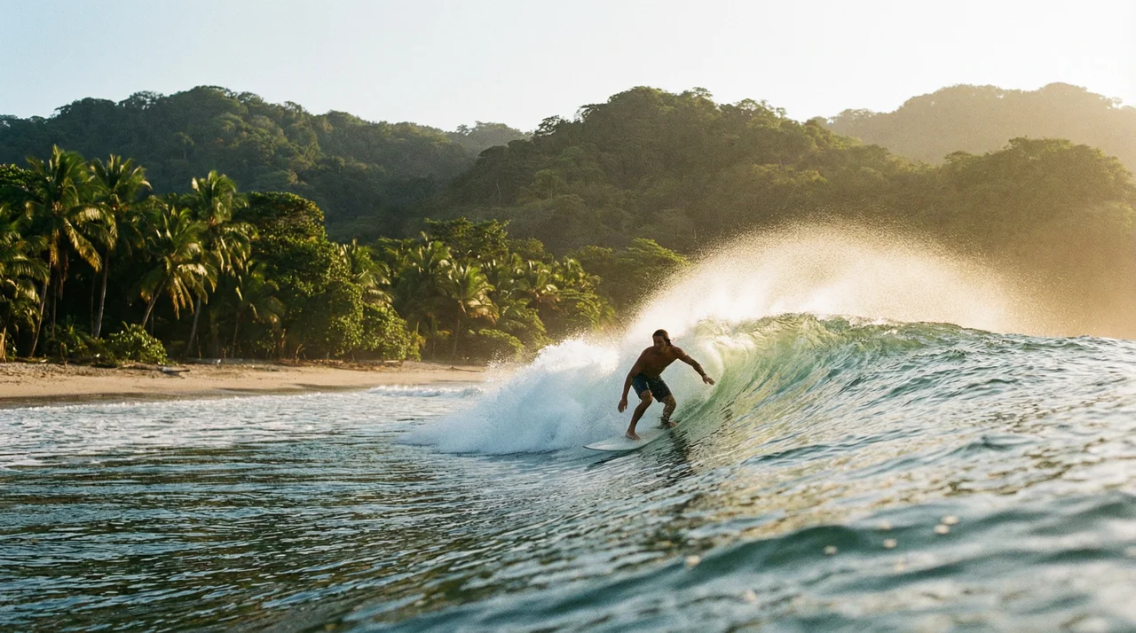 Surfing in Costa Rica