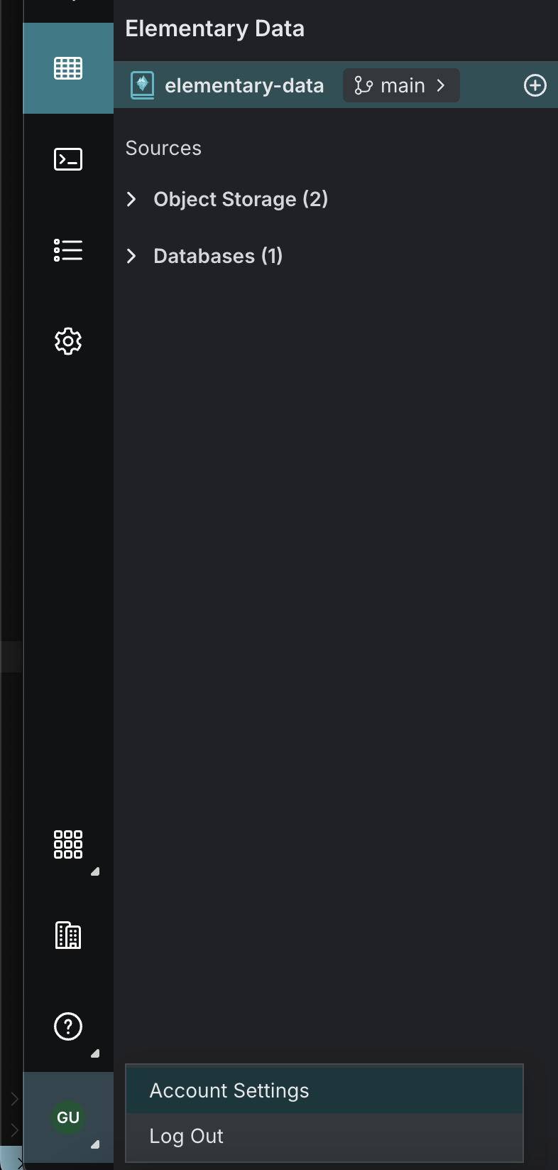 Dremio Account Settings
