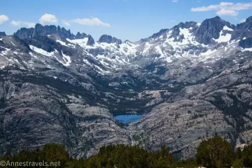 The Minarets and other mountains around Shadow Lake