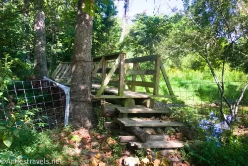 Bridge with fences on either side on the Andy Layne Trail