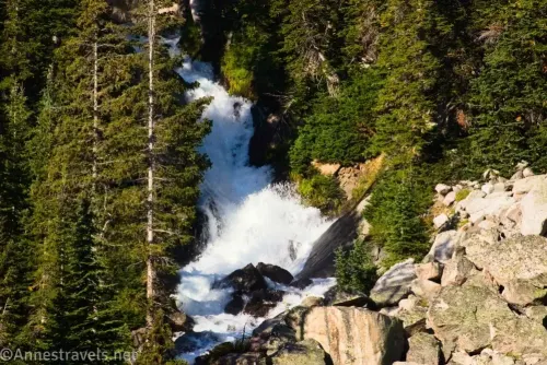 Waterfall in Rock Creek along the Glacier Lake Trail, Custer-Gallatin National Forest, Montana