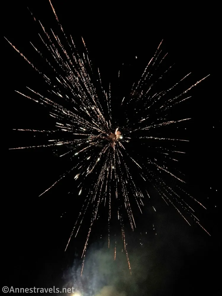 One last fireworks