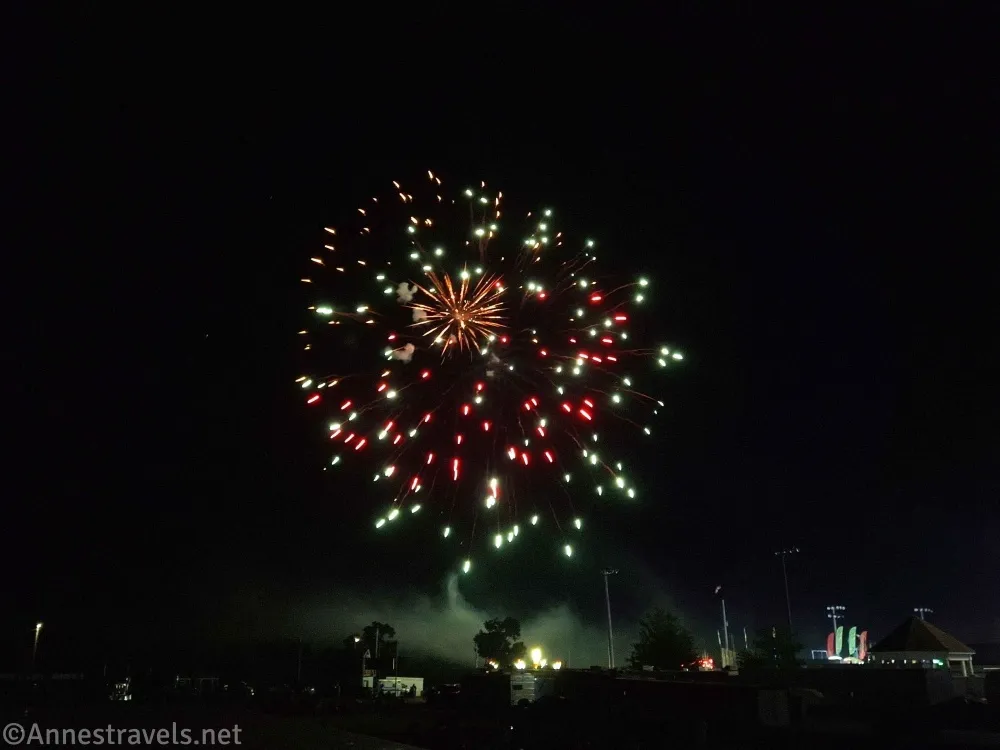 Colorful fireworks