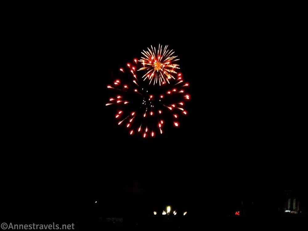 Two fireworks explosions