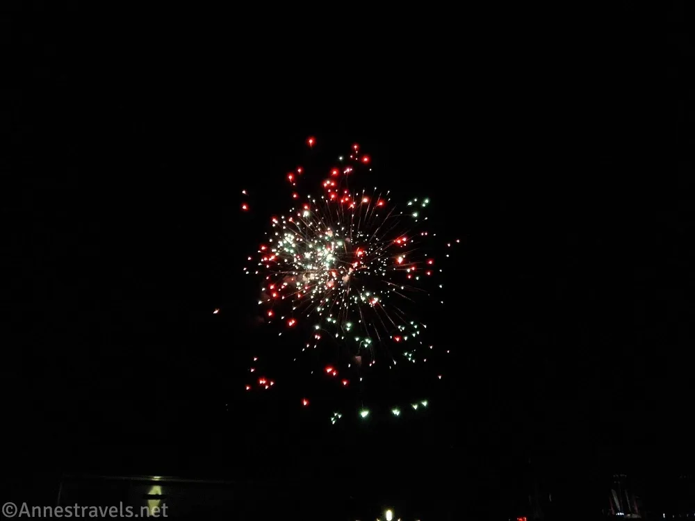 Sparkly fireworks