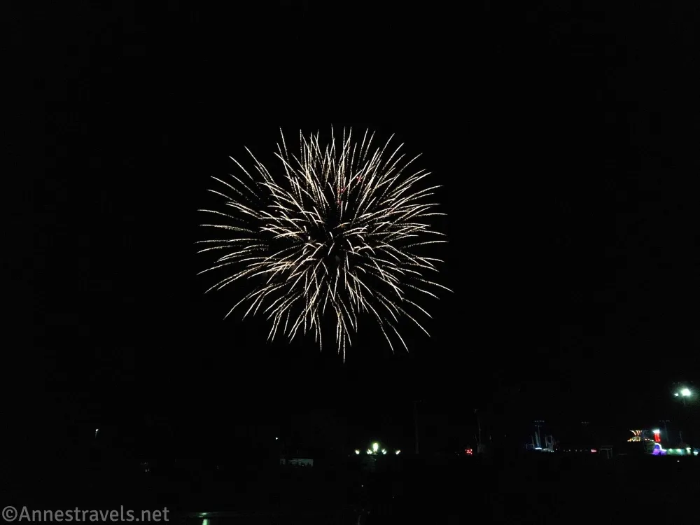 White fireworks