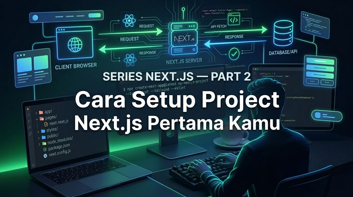 Setup Project Next.js dari Nol: Instalasi, Struktur Folder, dan Konfigurasi Awal