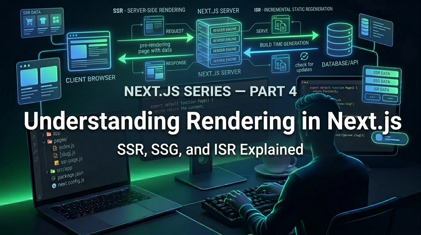 Memahami Rendering di Next.js: SSR, SSG, dan ISR