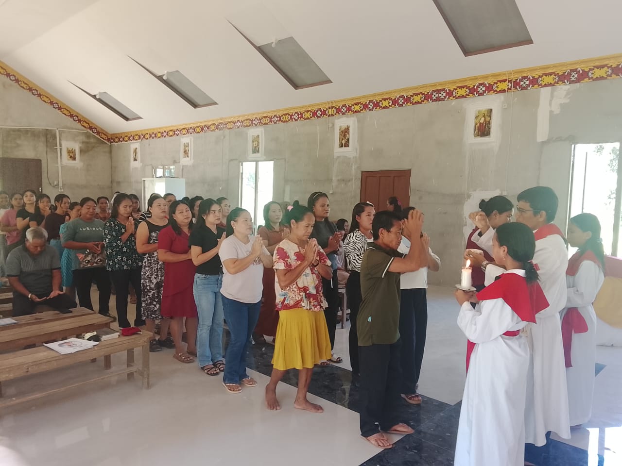 Sukacita Hari Raya Pentakosta Dirayakan Bersama Umat di Stasi - Foto 4
