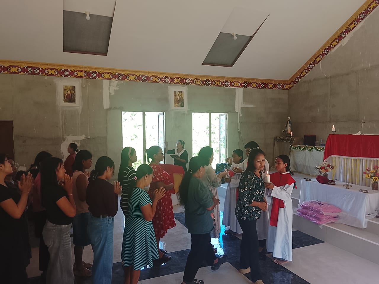 Sukacita Hari Raya Pentakosta Dirayakan Bersama Umat di Stasi - Foto 2